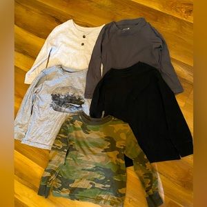 Boys long sleeved shirts lot of 5